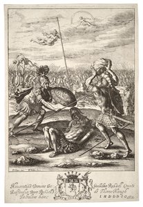 アエネアスとディオメデス 作： Wenceslaus Hollar
